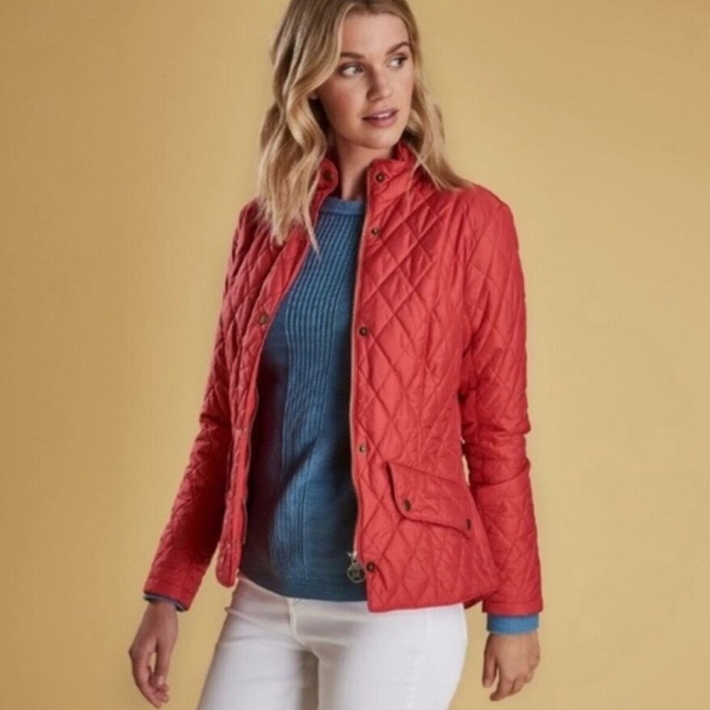 Barbour Cavalry Polarquilt Jacket | Red